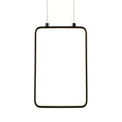 ^ΚΡΕΜΑΣΤΟ Φ/Σ LED 11W 3000K 1044LM ΜΑΥΡΟ ΜΕΤΑΛΛΙΚΟ 18X11XH136CM SYMETRIA