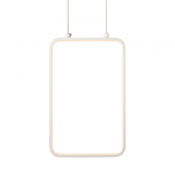 ^ΚΡΕΜΑΣΤΟ Φ/Σ LED 11W 3000K 1044LM ΛΕΥΚΟ ΜΕΤΑΛΛΙΚΟ 18X11XH136CM SYMETRIA