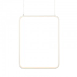 ^ΚΡΕΜΑΣΤΟ Φ/Σ LED 19W 3000K 1820LM ΛΕΥΚΟ ΜΕΤΑΛΛΙΚΟ 36X14XH1520CM SYMETRIA