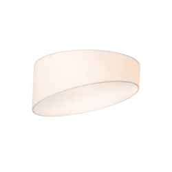 Φ/Σ ΟΡΟΦΗΣ 3ΧΕ27 ΛΕΥΚΟ ΥΦΑΣΜΑ+ΑΚΡΥΛΙΚΟ  Φ40ΧΗ18CM PABLO