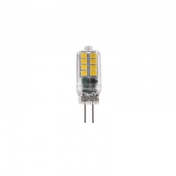 LED SMD G4 PLASTIC 2W 6.000K 200Lm 360° 12V AC/DC Ra80 30.000Hrs CLEAR