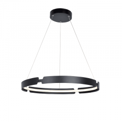 ^ΚΡΕΜΑΣΤΟ Φ/Σ LED 34W 3000K 2720LM ΜΑΥΡΟ ΑΛΟΥΜΙΝΙΟ D60XH150CM THEMIDA