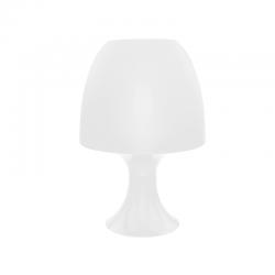 ΕΠΙΤΡΑΠΕΖΙΟ Φ/Σ 1ΧΕ14 ΠΛΑΣΤΙΚΟ ΛΕΥΚΟ Φ16XH25,5CM NIOKI