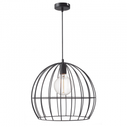 ΜΕΤΑΛΛΙΚΟ ΚΡΕΜΑΣΤΟ Φ/Σ ΜΑΥΡΟ ΠΛΕΓΜΑ Φ40χΗ35cm PROMETHEUS