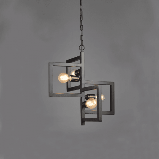 ΚΡΕΜΑΣΤΟ 4ΧΕ27 ΜΑΥΡΟ ΜΕΤΑΛΛΙΚΟ Φ42ΧΗ98CM SIRIUS ΚΡΕΜΑΣΤΟ 4ΧΕ27 ΜΑΥΡΟ ΜΕΤΑΛΛΙΚΟ Φ42ΧΗ98CM SIRIUS