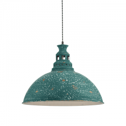 ΚΡΕΜΑΣΤΟ Φ/Σ 1ΧΕ27 ΜΕΤΑΛΛΙΚΟ ΠΡΑΣΙΝΟ ΑΝΤΙΚΕ Φ50ΧΗ145CM NEVADA