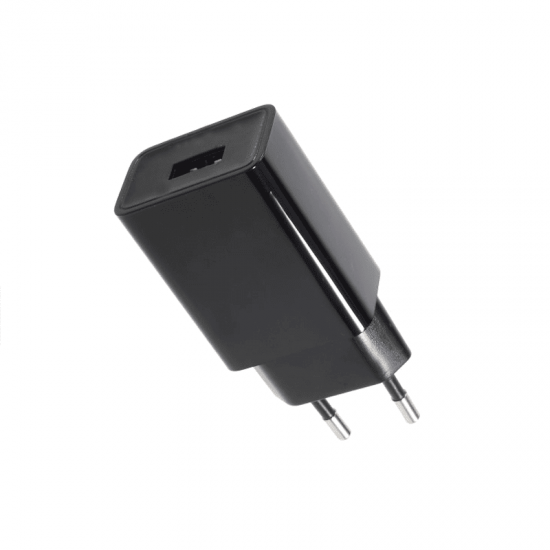USB ADAPTOR BLACK 230VAC (0.45A) / 5VDC (1A) USB ADAPTOR BLACK 230VAC (0.45A) / 5VDC (1A)