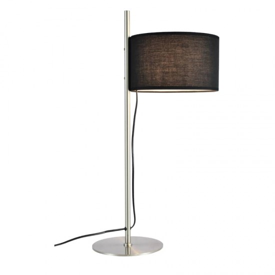 ΕΠΙΤΡΑΠΕΖΙΟ Φ/Σ 1ΧΕ27 ΜΕΤΑΛ.ΝΙΚΕΛ+ΜΑΥΡΟ ΑΜΠΑΖΟΥ Φ25Χ35ΧH65CM