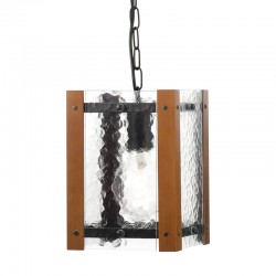 ΚΡΕΜΑΣΤΟ Φ/Σ 1ΧΕ27 ΜΕΤΑΛΛΟ+ΓΥΑΛΙ+ΞΥΛΟ 18Χ18ΧΗ80CM ΚΡΕΜΑΣΤΟ Φ/Σ 1ΧΕ27 ΜΕΤΑΛΛΟ+ΓΥΑΛΙ+ΞΥΛΟ 18Χ18ΧΗ80CM