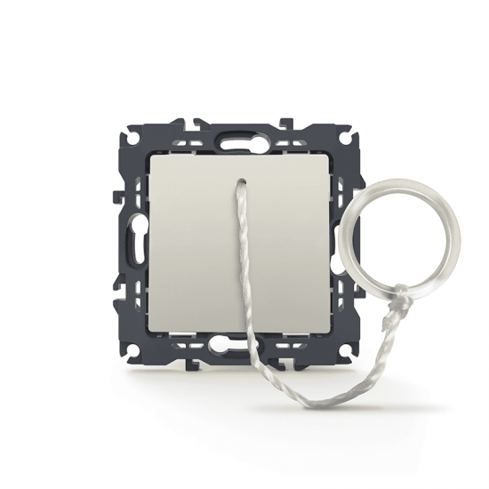 PRIME ΜΠΟΥΤΟΝ ΤΡΑΒΗΧΤΟ ΜΕ ΚΛΙΠ 1P 10A 250VAC IP20 ΙΒΟΥΑΡ