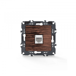 PRIME ΠΡΙΖΑ ΤΗΛΕΦΩΝΟΥ 1xRJ11 CAT3 IP20 ΞΥΛΟ