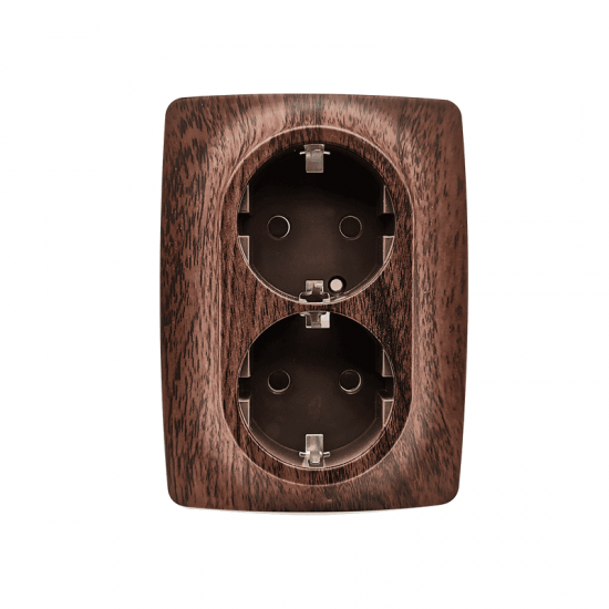 PRIME ΠΡΙΖΑ ΣΟΥΚΟ ΑΣΦΑΛΕΙΑΣ 2x2P+E 16A 250VAC IP20 ΞΥΛΟ PRIME ΠΡΙΖΑ ΣΟΥΚΟ ΑΣΦΑΛΕΙΑΣ 2x2P+E 16A 250VAC IP20 ΞΥΛΟ