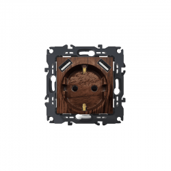 PRIME ΠΡΙΖΑ ΣΟΥΚΟ ΑΣΦΑΛΕΙΑΣ 1x2P+E 16A 250VAC & 2 USB 5VDC 3.1A IP20 ΞΥΛΟ