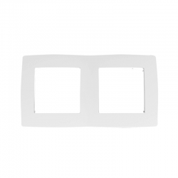 PRIME ΠΛΑΙΣΙΟ 2 ΘΕΣΕΩΝ IP20 ΛΕΥΚΟ