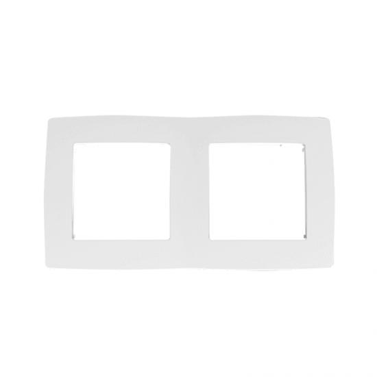 PRIME ΠΛΑΙΣΙΟ 2 ΘΕΣΕΩΝ IP20 ΛΕΥΚΟ