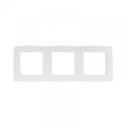 PRIME ΠΛΑΙΣΙΟ 3 ΘΕΣΕΩΝ IP20 ΛΕΥΚΟ