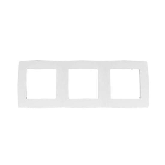 PRIME ΠΛΑΙΣΙΟ 3 ΘΕΣΕΩΝ IP20 ΛΕΥΚΟ