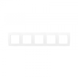 PRIME ΠΛΑΙΣΙΟ 5 ΘΕΣΕΩΝ IP20 ΛΕΥΚΟ