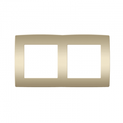 PRIME ΠΛΑΙΣΙΟ 2 ΘΕΣΕΩΝ IP20 MAT ΣΑΜΠΑΝΙΖΕ