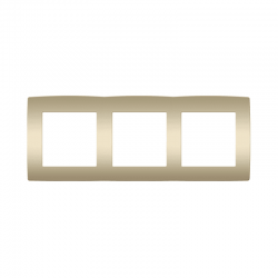 PRIME ΠΛΑΙΣΙΟ 3 ΘΕΣΕΩΝ IP20 MAT ΣΑΜΠΑΝΙΖΕ