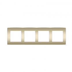 PRIME ΠΛΑΙΣΙΟ 4 ΘΕΣΕΩΝ IP20 MAT ΣΑΜΠΑΝΙΖΕ