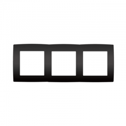 PRIME ΠΛΑΙΣΙΟ 3 ΘΕΣΕΩΝ IP20 MAT ΑΝΘΡΑΚΙ