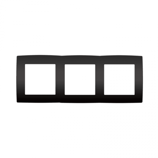 PRIME ΠΛΑΙΣΙΟ 3 ΘΕΣΕΩΝ IP20 MAT ΑΝΘΡΑΚΙ