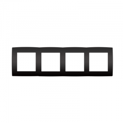 PRIME ΠΛΑΙΣΙΟ 4 ΘΕΣΕΩΝ IP20 MAT ΑΝΘΡΑΚΙ