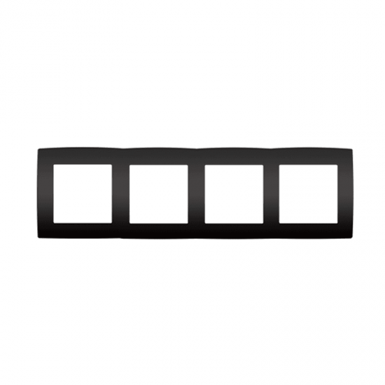 PRIME ΠΛΑΙΣΙΟ 4 ΘΕΣΕΩΝ IP20 MAT ΑΝΘΡΑΚΙ