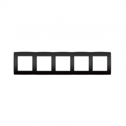 PRIME ΠΛΑΙΣΙΟ 5 ΘΕΣΕΩΝ IP20 MAT ΑΝΘΡΑΚΙ