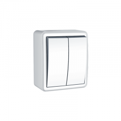 MURATA ΔΙΑΚΟΠΤΗΣ ΚΟΜΜΥΤΑΤΕΡ ΑΛΕΡΕΤΟΥΡ ΕΠΙΤΟΙΧΟΣ ΜΕ ΒΙΔΑ 1+1P 10AX 250VAC IP20 ΛΕΥΚΟΣ