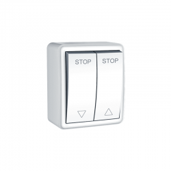 MURATA ΔΙΑΚΟΠΤΗΣ ΡΟΛΩΝ ΕΠΙΤΟΙΧΟΣ ΜΕ ΒΙΔΑ 1-1P 10AX 250VAC IP20 ΛΕΥΚΟΣ