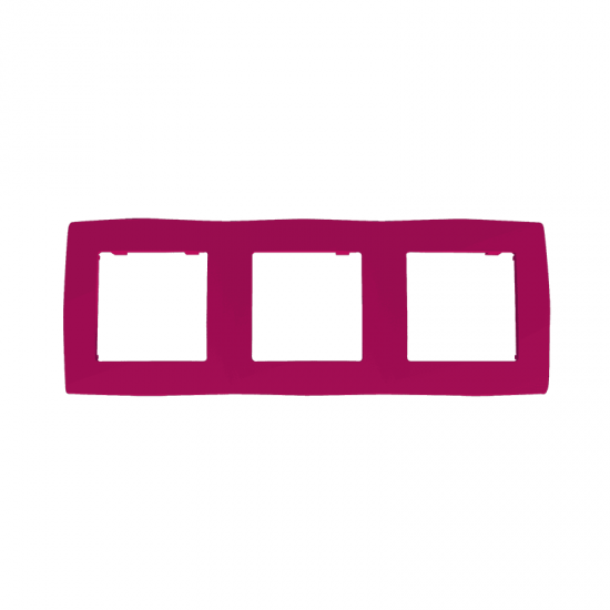 PRIME ΠΛΑΙΣΙΟ 3 ΘΕΣΕΩΝ IP20 ΡΟΖ