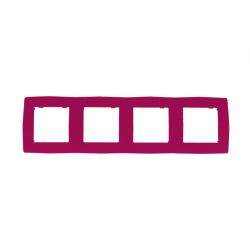 PRIME ΠΛΑΙΣΙΟ 4 ΘΕΣΕΩΝ IP20 ΡΟΖ