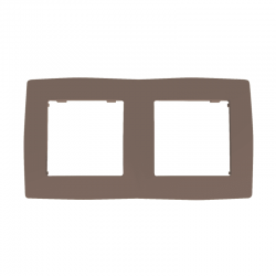 PRIME ΠΛΑΙΣΙΟ 2 ΘΕΣΕΩΝ IP20 ΕΚΡΟΥ