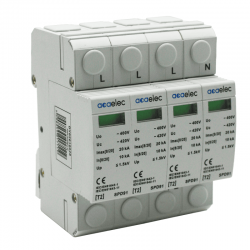 SPD SURGE PROTECTION T2 TYPE 3P+N 20kA