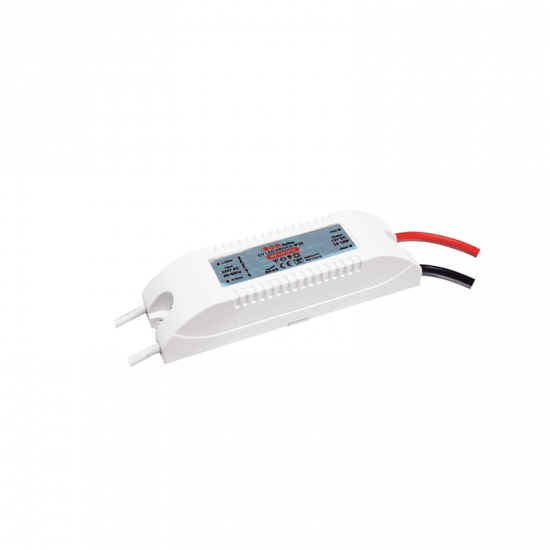 ^MINI PLASTIC CV LED DRIVER 12W 230V AC-12V DC 1A IP20 WITH CABLES ^MINI PLASTIC CV LED DRIVER 12W 230V AC-12V DC 1A IP20 WITH CABLES