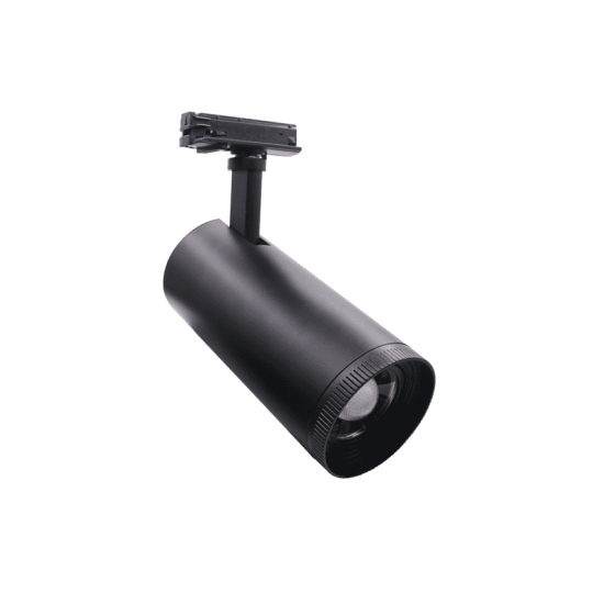 BLACK LED COB TRACK LUMINAIRE AIMY 10W 4000K 1-PH 15-55° 1260LM 230V Ra80 BLACK LED COB TRACK LUMINAIRE AIMY 10W 4000K 1-PH 15-55° 1260LM 230V Ra80