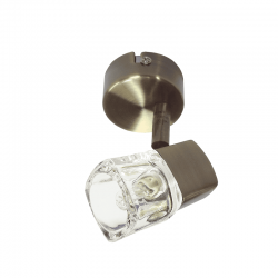 ΣΠΟΤ ΜΕ ΓΥΑΛΙ G9 I ΜΠΡΟΝΖΕ NAPLES