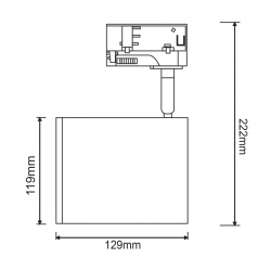 ^TRACK SPOT AR111 4C GREY No68