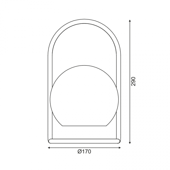^ΕΠΙΤΡΑΠΕΖΙΟ Φ/Σ LED 1,2W 3000K IP65 96LM ΑΚΡΥΛΙΚΟ ΕΠΑΝΑΦΟΡΤΙΖΟΜΕΝΟ ΜΕ DIMMER D17XH29CM EGG