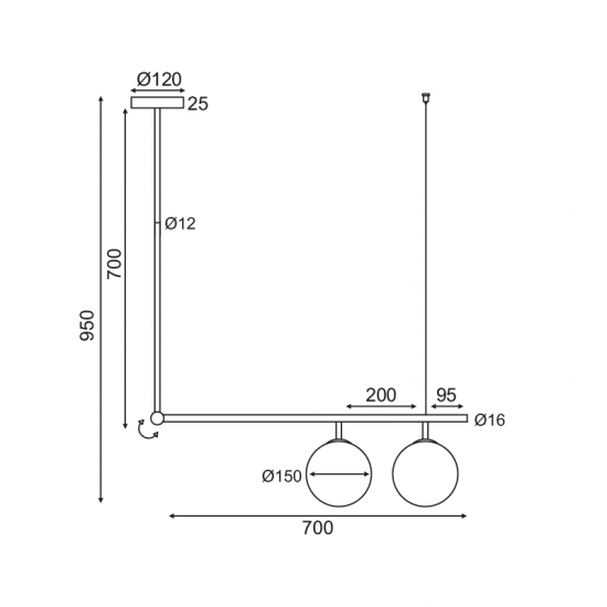 ^ΚΡΕΜΑΣΤΟ Φ/Σ 2ΧΕ27 ΜΕΤΑΛΛΙΚΟ+ΟΠΑΛ ΓΥΑΛΙ 76X15XH95CM THETIS ^ΚΡΕΜΑΣΤΟ Φ/Σ 2ΧΕ27 ΜΕΤΑΛΛΙΚΟ+ΟΠΑΛ ΓΥΑΛΙ 76X15XH95CM THETIS