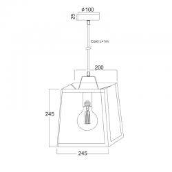 ΚΡΕΜΑΣΤΟ ΜΕΤΑΛΛΙΚΟΣ ΚΥΒΟΣ ΛΕΥΚΟΣ 1ΧE27 CHESS