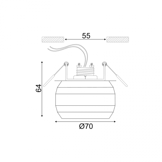 ΣΠΟΤ G9 ΚΡΥΣΤΑΛΛΟ ΤΕΤΡΑΓΩΝΟ MORIA ΣΠΟΤ G9 ΚΡΥΣΤΑΛΛΟ ΤΕΤΡΑΓΩΝΟ MORIA