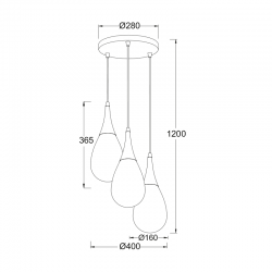 ΜΕΤΑΛ.ΚΡΕΜΑΣΤΟ Φ/Σ 3ΧΕ14 ΡΟΖΕΤΑ ΜΑΥΡΟ-ΚΕΧΡΙΜΠΑΡΙ ΓΥΑΛΙ Φ41cm ATENA ΜΕΤΑΛ.ΚΡΕΜΑΣΤΟ Φ/Σ 3ΧΕ14 ΡΟΖΕΤΑ ΜΑΥΡΟ-ΚΕΧΡΙΜΠΑΡΙ ΓΥΑΛΙ Φ41cm ATENA
