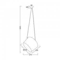 ΚΡΕΜΑΣΤΟ Φ/Σ 1ΧΕ27 ΜΑΥΡΟ ΜΕΤΑΛΛΙΚΟ Φ27ΧΗ120CM NOVA ΚΡΕΜΑΣΤΟ Φ/Σ 1ΧΕ27 ΜΑΥΡΟ ΜΕΤΑΛΛΙΚΟ Φ27ΧΗ120CM NOVA