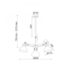 ^ΚΡΕΜΑΣΤΟ Φ/Σ 3ΧΕ27 ΜΕΤΑΛΛΙΚΟ+ΞΥΛΟ+ΓΥΑΛΙ Φ60ΧΗ100CM PARALIA ^ΚΡΕΜΑΣΤΟ Φ/Σ 3ΧΕ27 ΜΕΤΑΛΛΙΚΟ+ΞΥΛΟ+ΓΥΑΛΙ Φ60ΧΗ100CM PARALIA