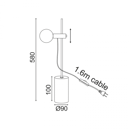 ^ΕΠΙΤΡΑΠΕΖΙΟ Φ/Σ 1XE14 ΛΕΥΚΟ ΜΑΡΜΑΡΟ+ΜΕΤ/ΚΟ D9XH58CM HERA ^ΕΠΙΤΡΑΠΕΖΙΟ Φ/Σ 1XE14 ΛΕΥΚΟ ΜΑΡΜΑΡΟ+ΜΕΤ/ΚΟ D9XH58CM HERA