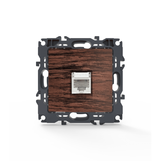 PRIME ΠΡΙΖΑ ΤΗΛΕΦΩΝΟΥ 1xRJ11 CAT3 IP20 ΞΥΛΟ