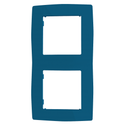 PRIME ΠΛΑΙΣΙΟ 2 ΘΕΣΕΩΝ IP20 ΓΑΛΑΖΙΟ